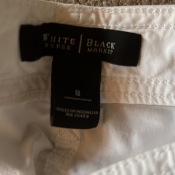 White House | Black Market - Capri Pants - White - Size 8 - Picture 6 of 7